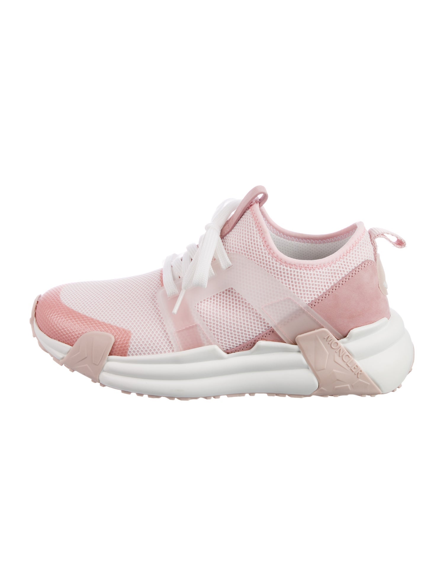 Moncler Mesh Colorblock Pattern Sneakers