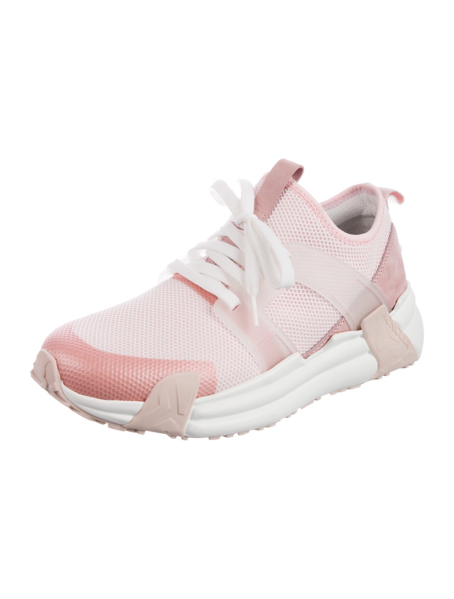 Moncler Mesh Colorblock Pattern Sneakers