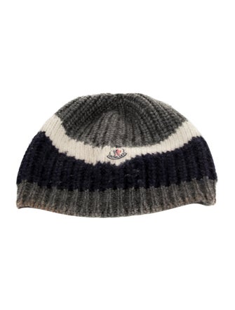 Moncler Striped Wool Beanie