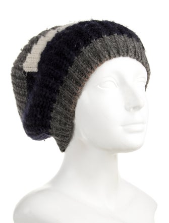 Moncler Striped Wool Beanie