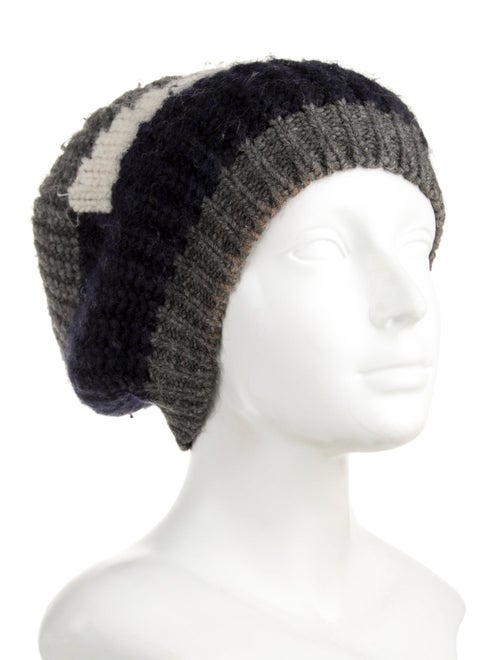 Moncler Striped Wool Beanie