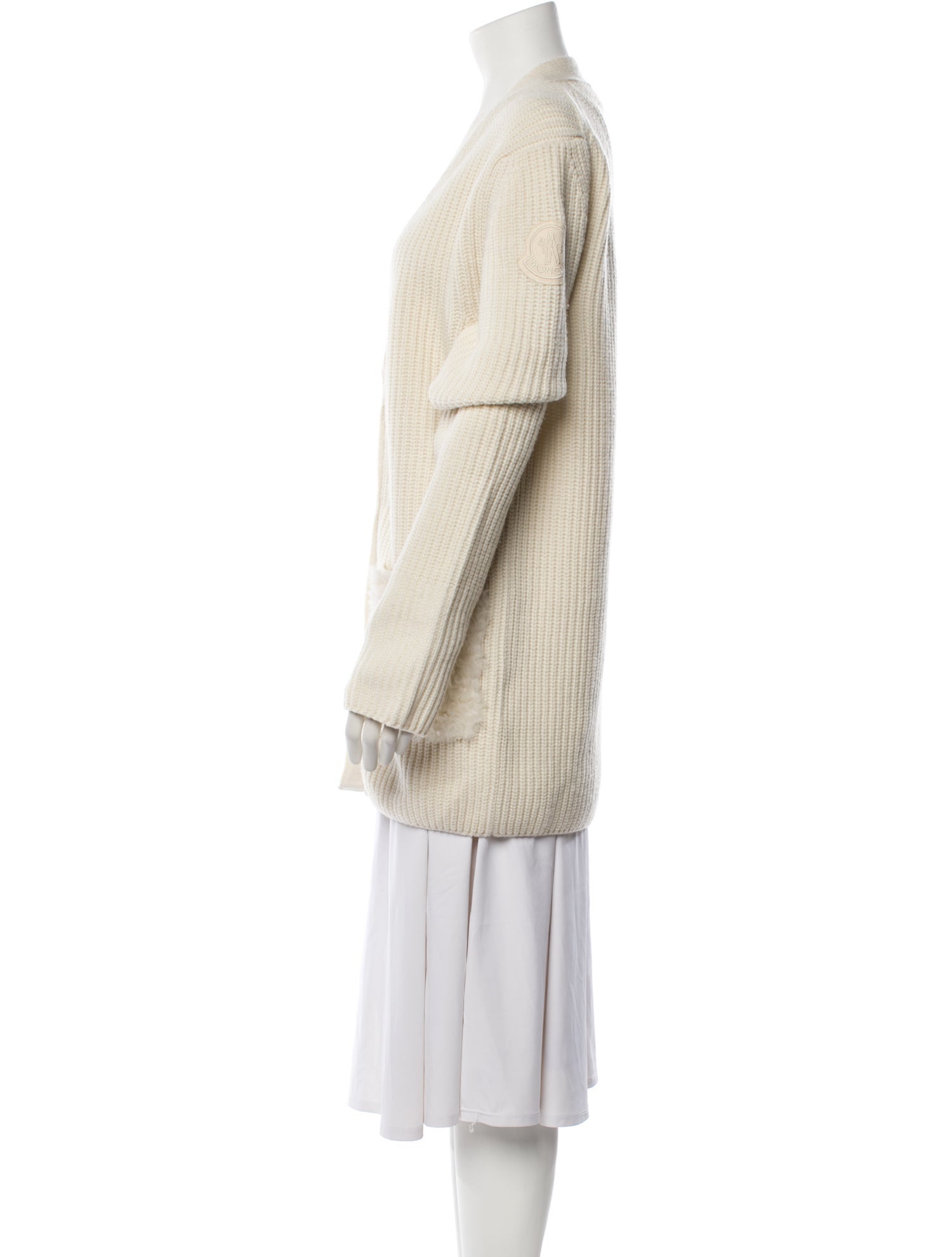 Moncler Virgin Wool V-Neck Sweater