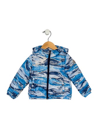 Moncler Infant Boys' Patterned Down Puffer Jacket
