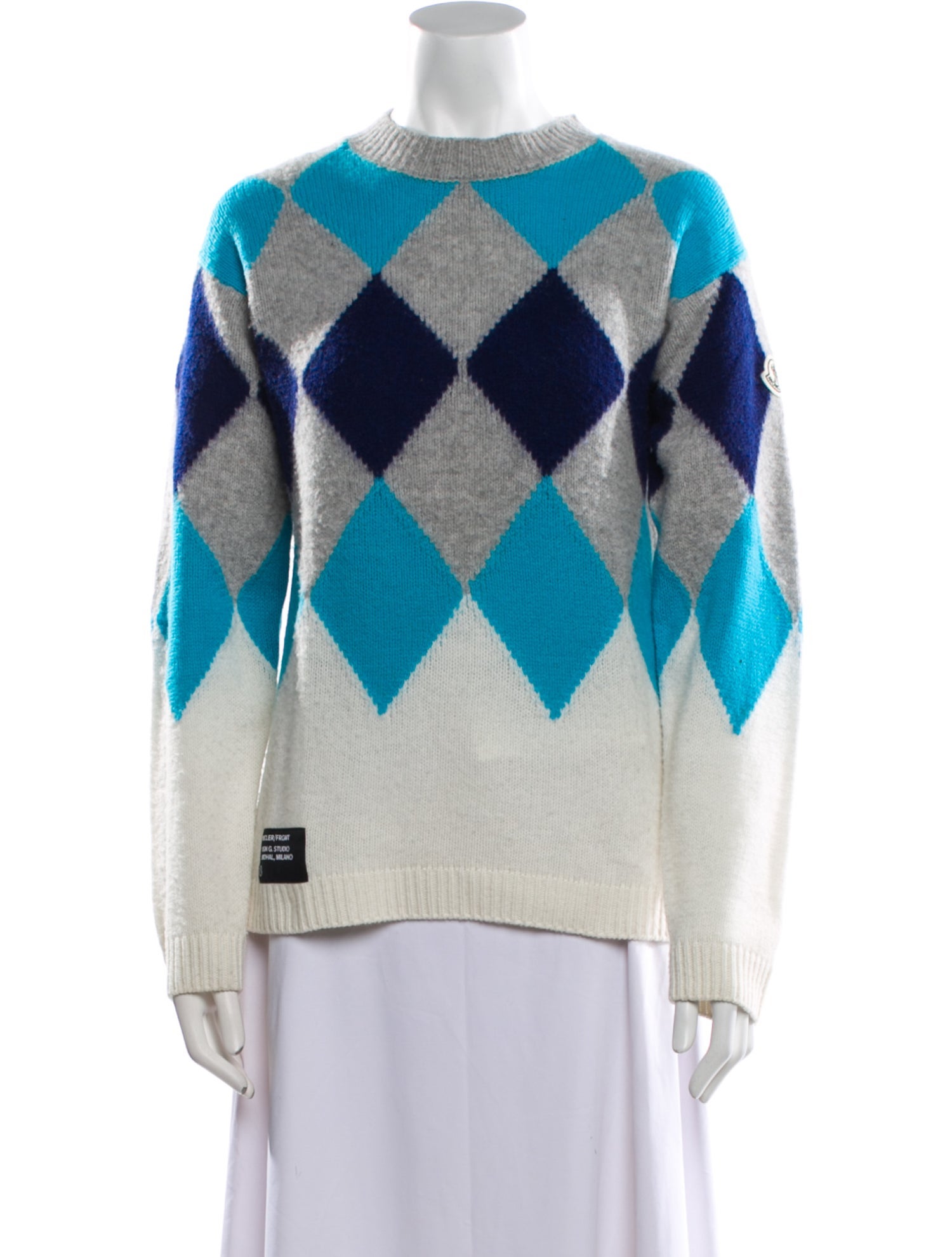 Moncler Virgin Wool Printed Sweater