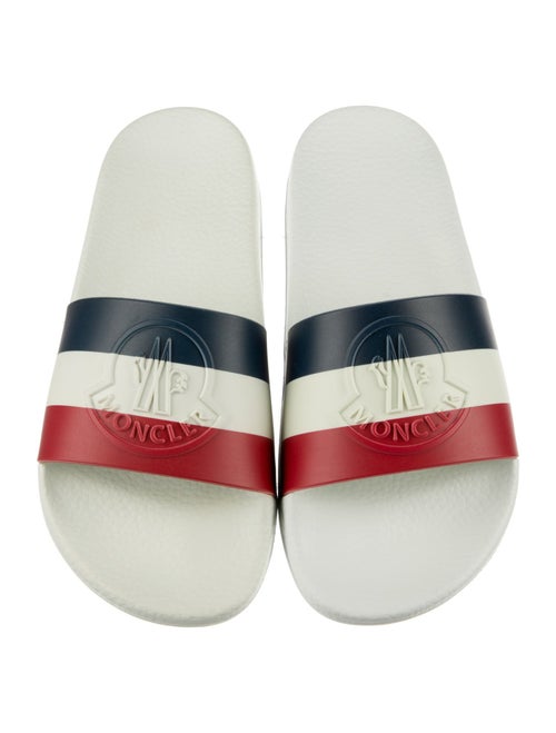 Moncler Sylvie Web Accent Rubber Slides