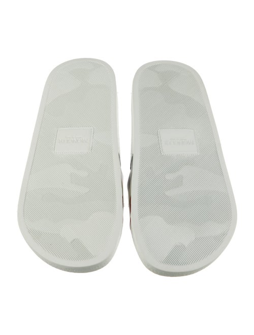 Moncler Sylvie Web Accent Rubber Slides