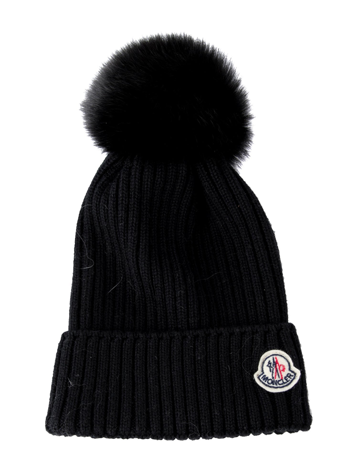 Moncler Moncler Girls' Pom-Pom Knit Beanie