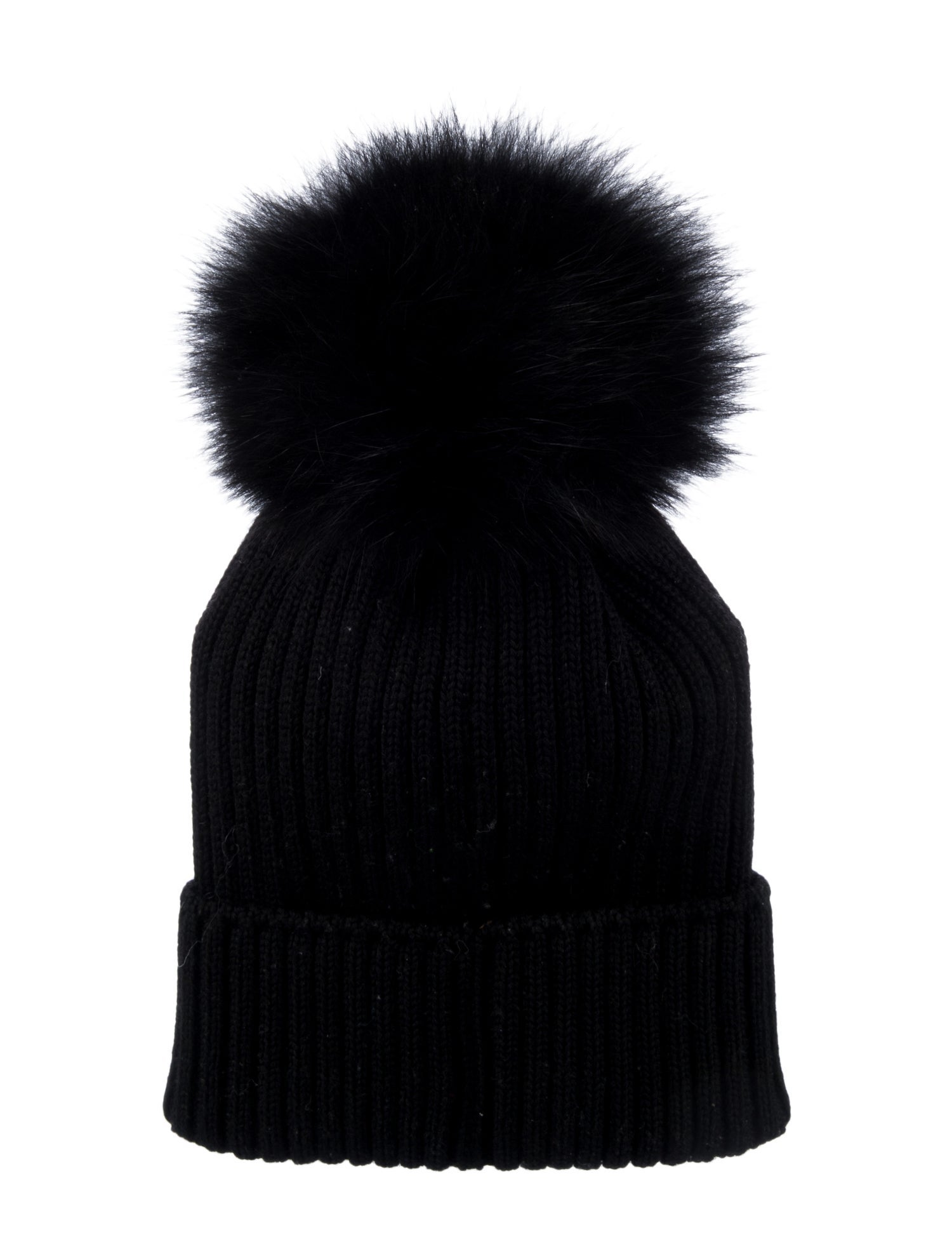 Moncler Wool Beanie with Pom Pom