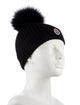 Moncler Wool Beanie with Pom Pom