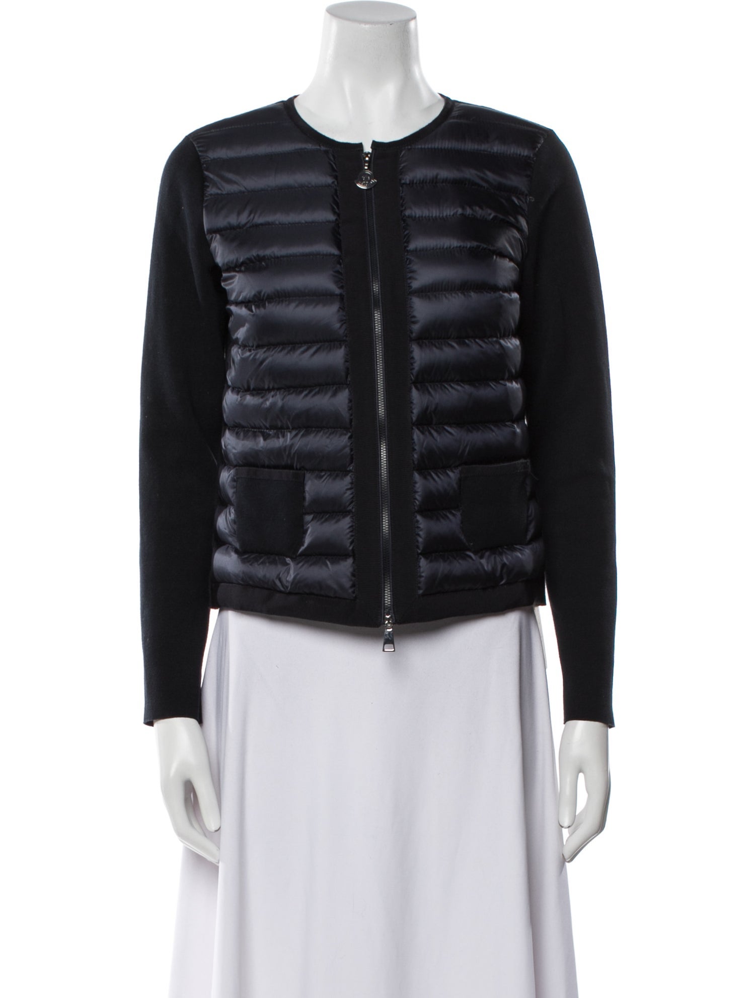 Moncler Down Striped Down Jacket