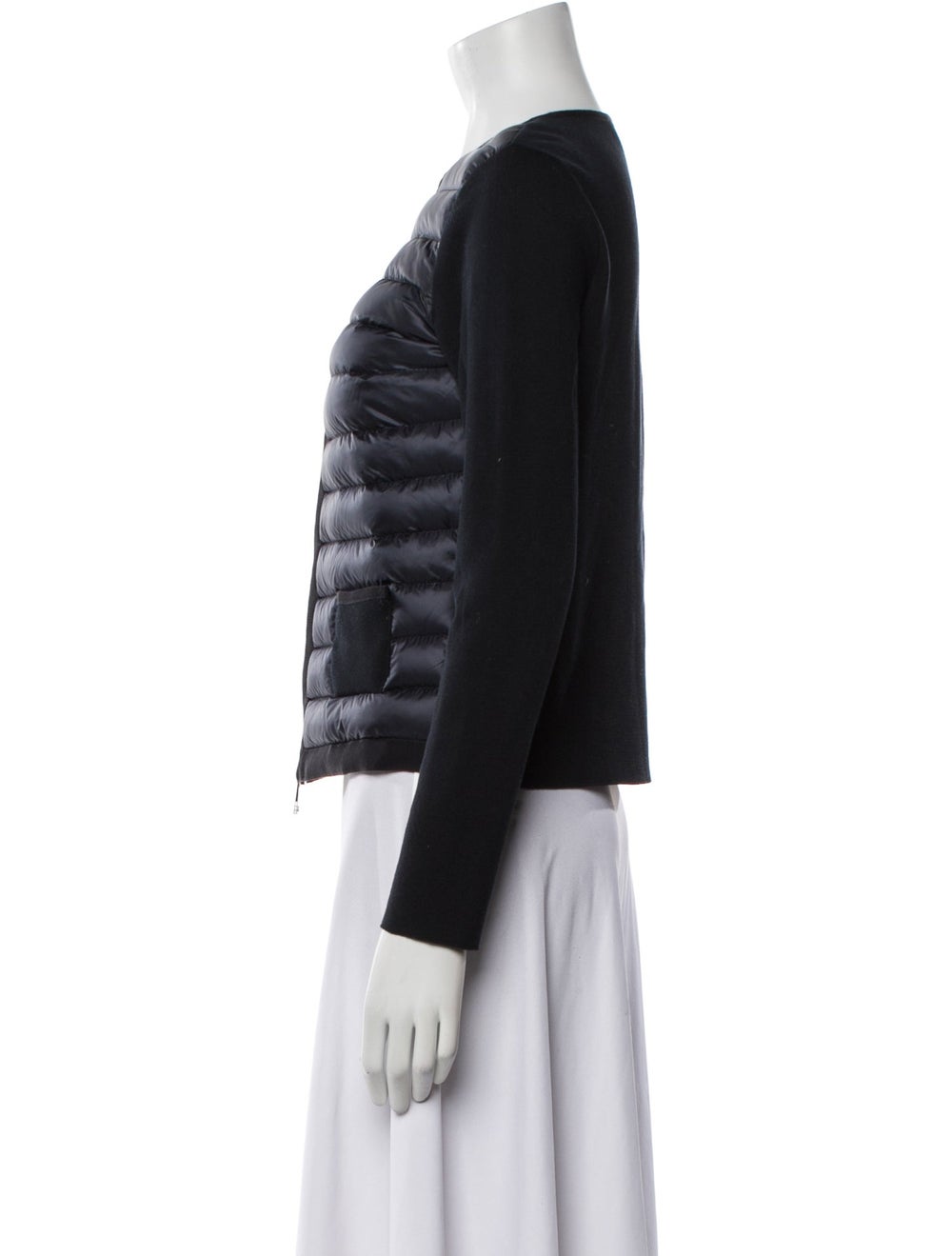 Moncler Down Down Jacket Blue Striped Quilted Pat… - image 2