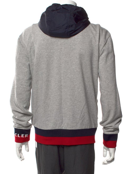 Moncler Striped Crew Neck Hoodie