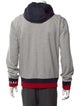 Moncler Striped Crew Neck Hoodie