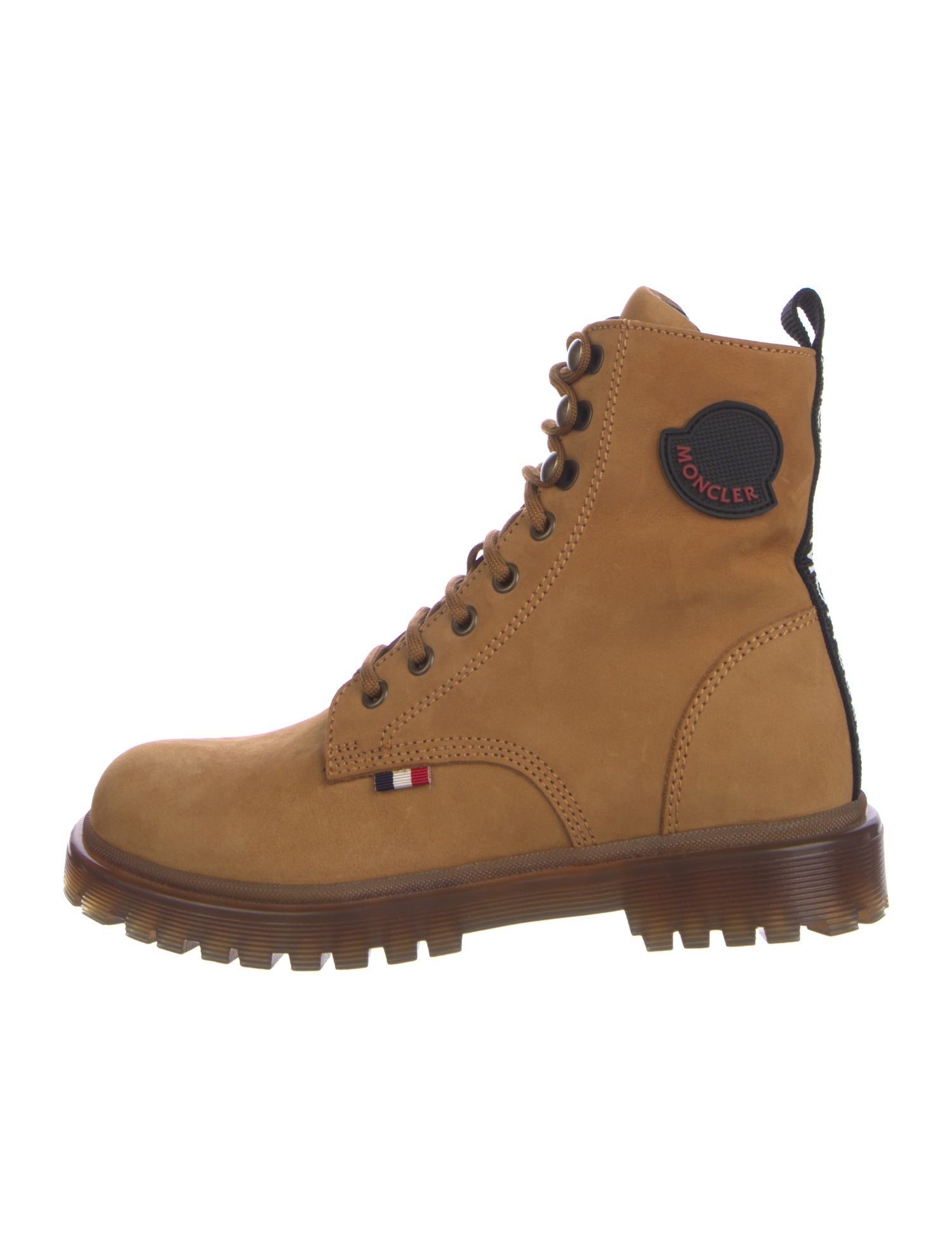 Moncler Suede Combat Boots w/ Tags