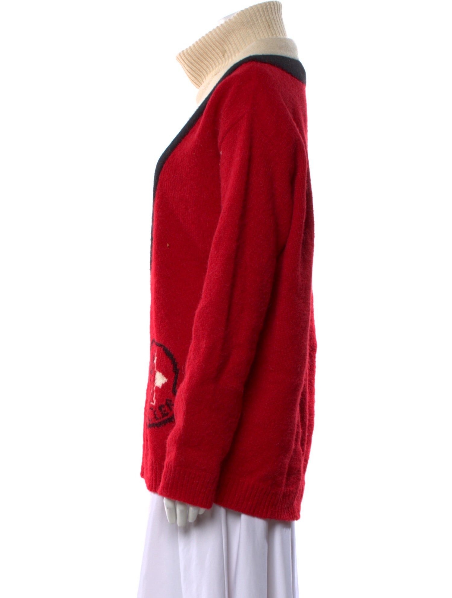 Moncler Gamme Rouge Alpaca Graphic Print Sweater