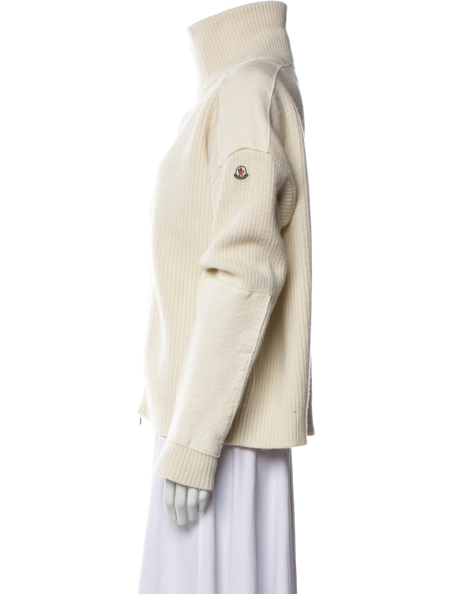 Moncler Wool Mock Neck Sweater