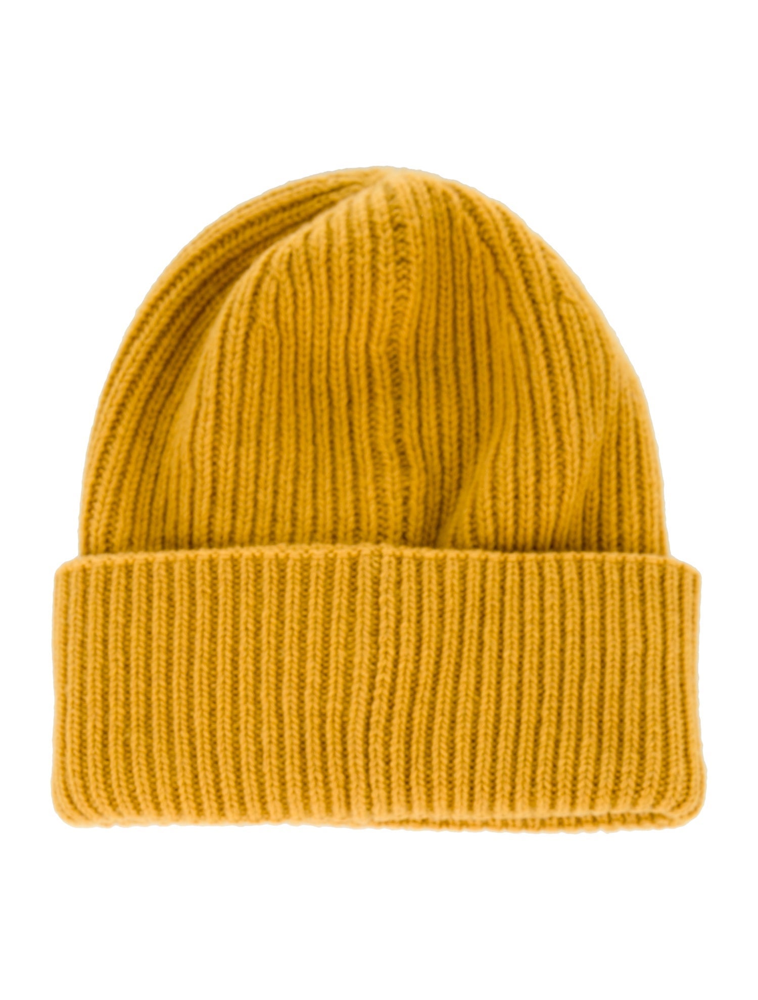 Moncler Yellow Knit Embroidered Beanie