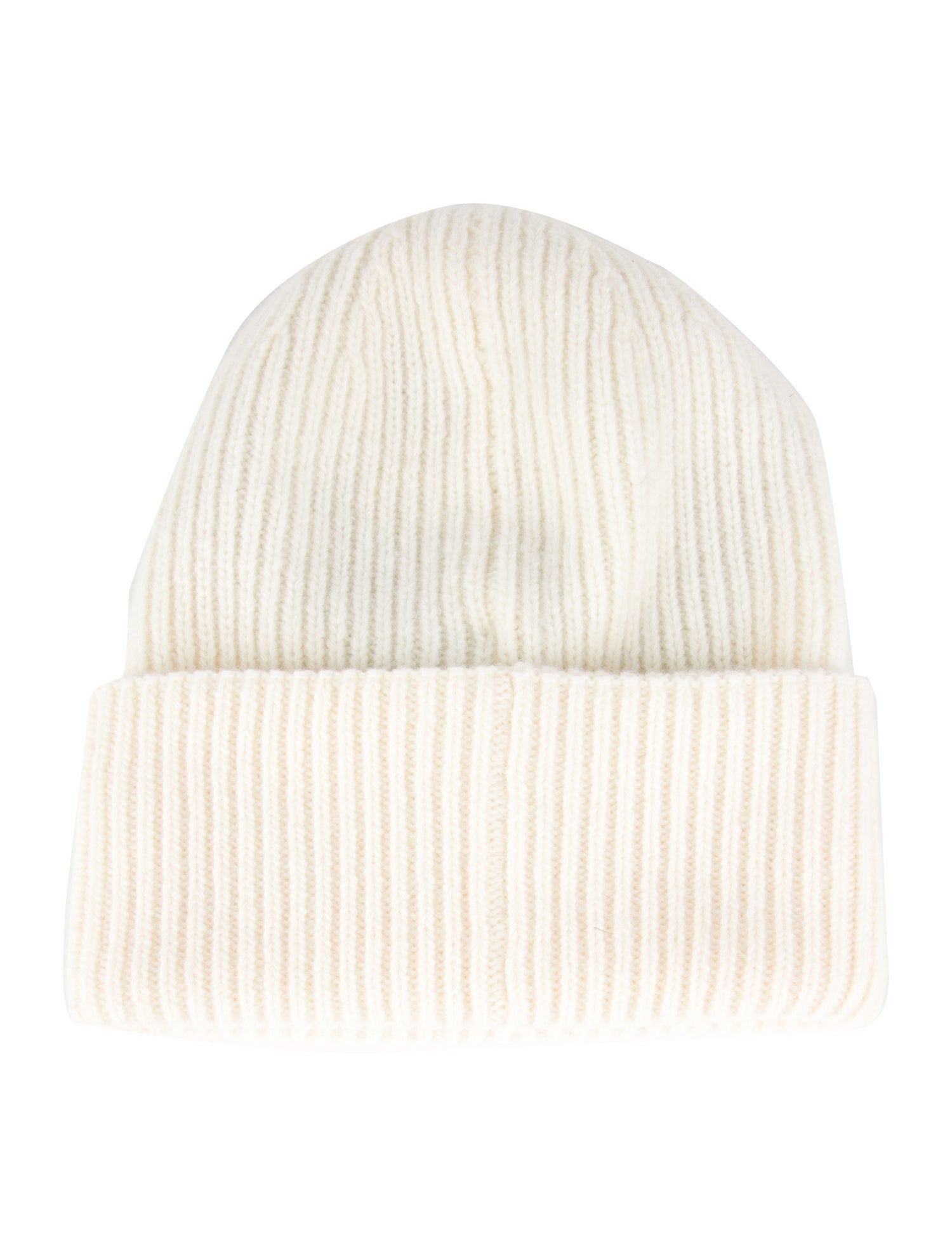 Moncler Neutral Knit Embroidered Beanie