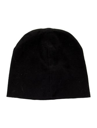 Moncler Blue Knit Embroidered Beanie