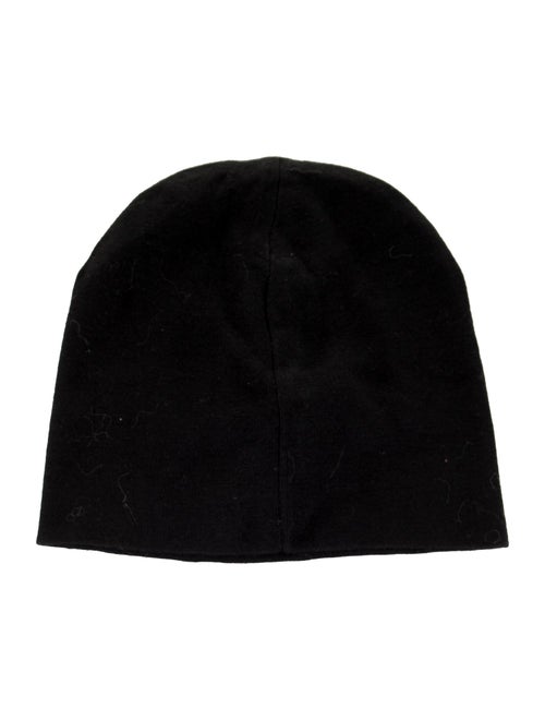 Moncler Blue Knit Embroidered Beanie