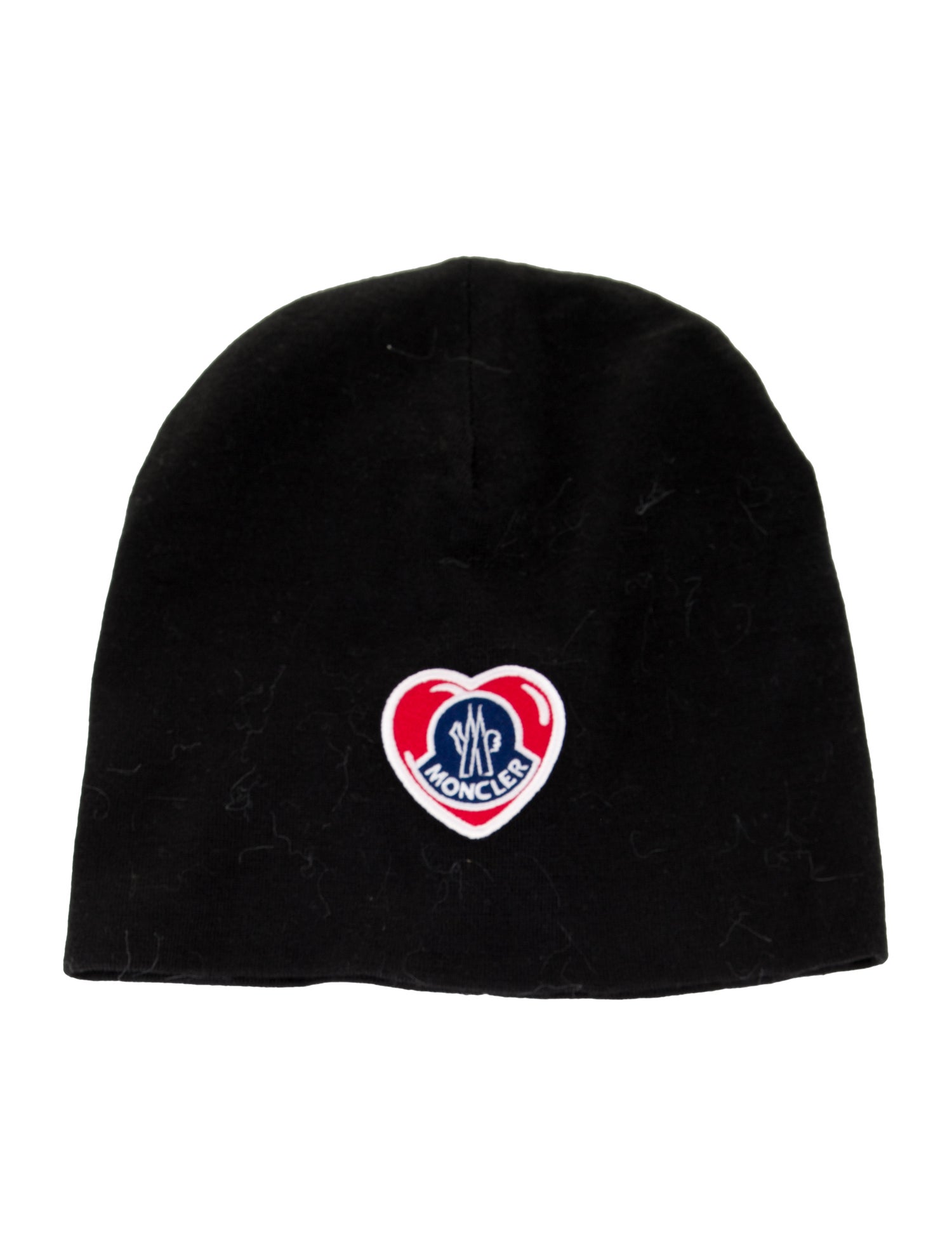Moncler Blue Knit Embroidered Beanie
