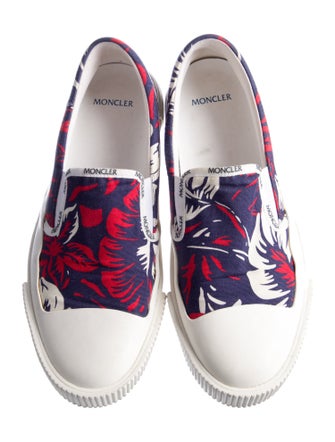 Moncler Canvas Printed Sneakers