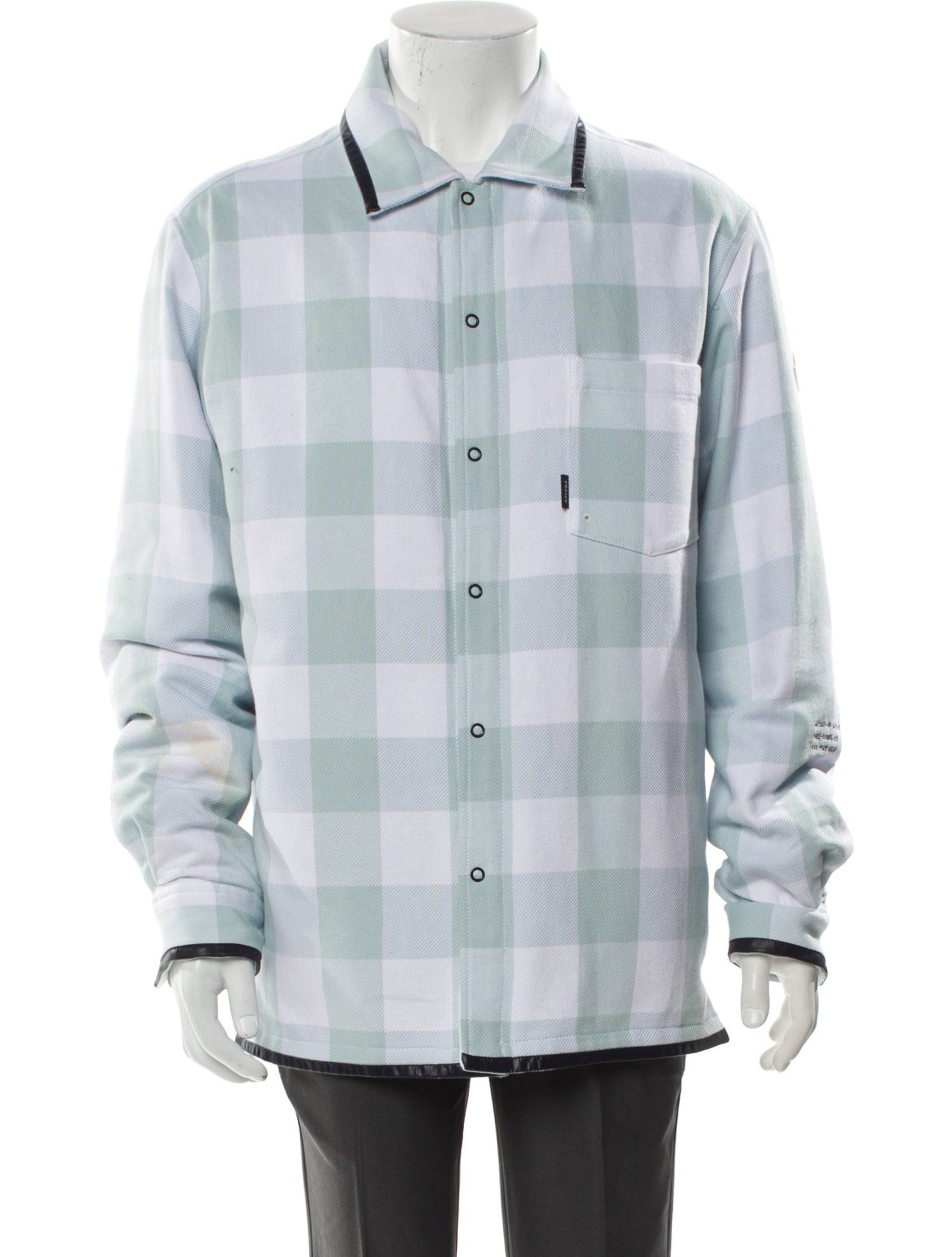 Moncler Genius Moncler x Fragment Plaid Print Jacket