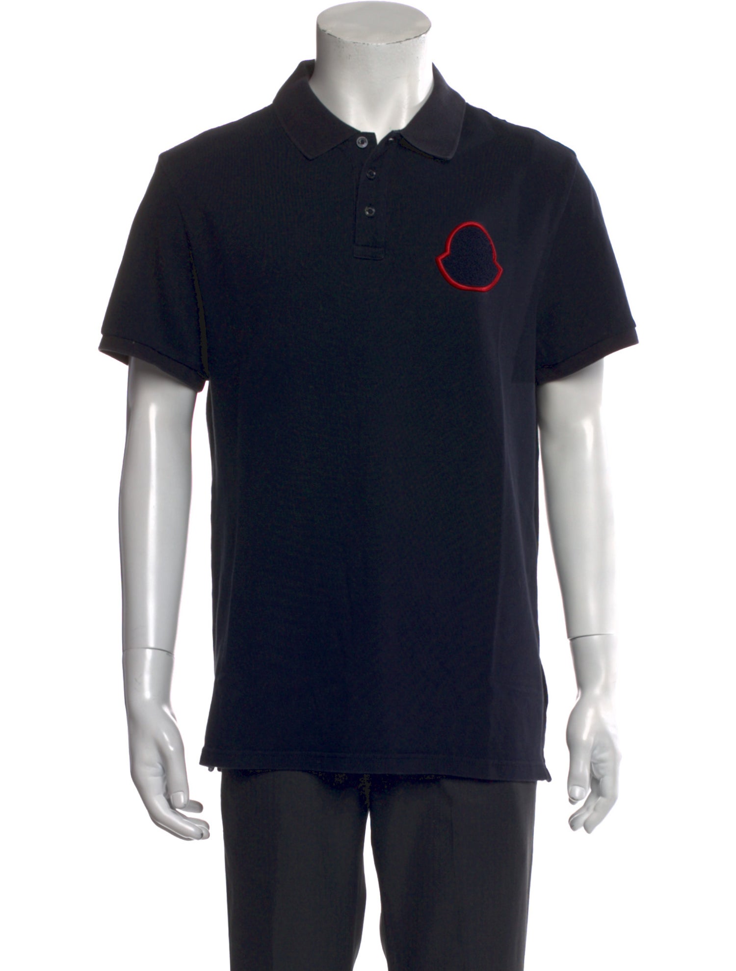 Moncler Collar Short Sleeve Polo Shirt