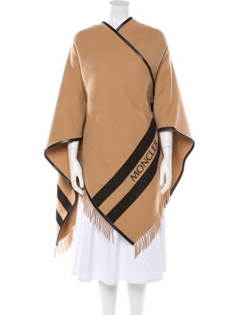 Moncler Virgin Wool Striped Shawl