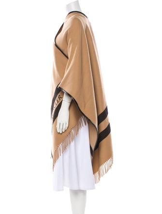 Moncler Virgin Wool Striped Shawl