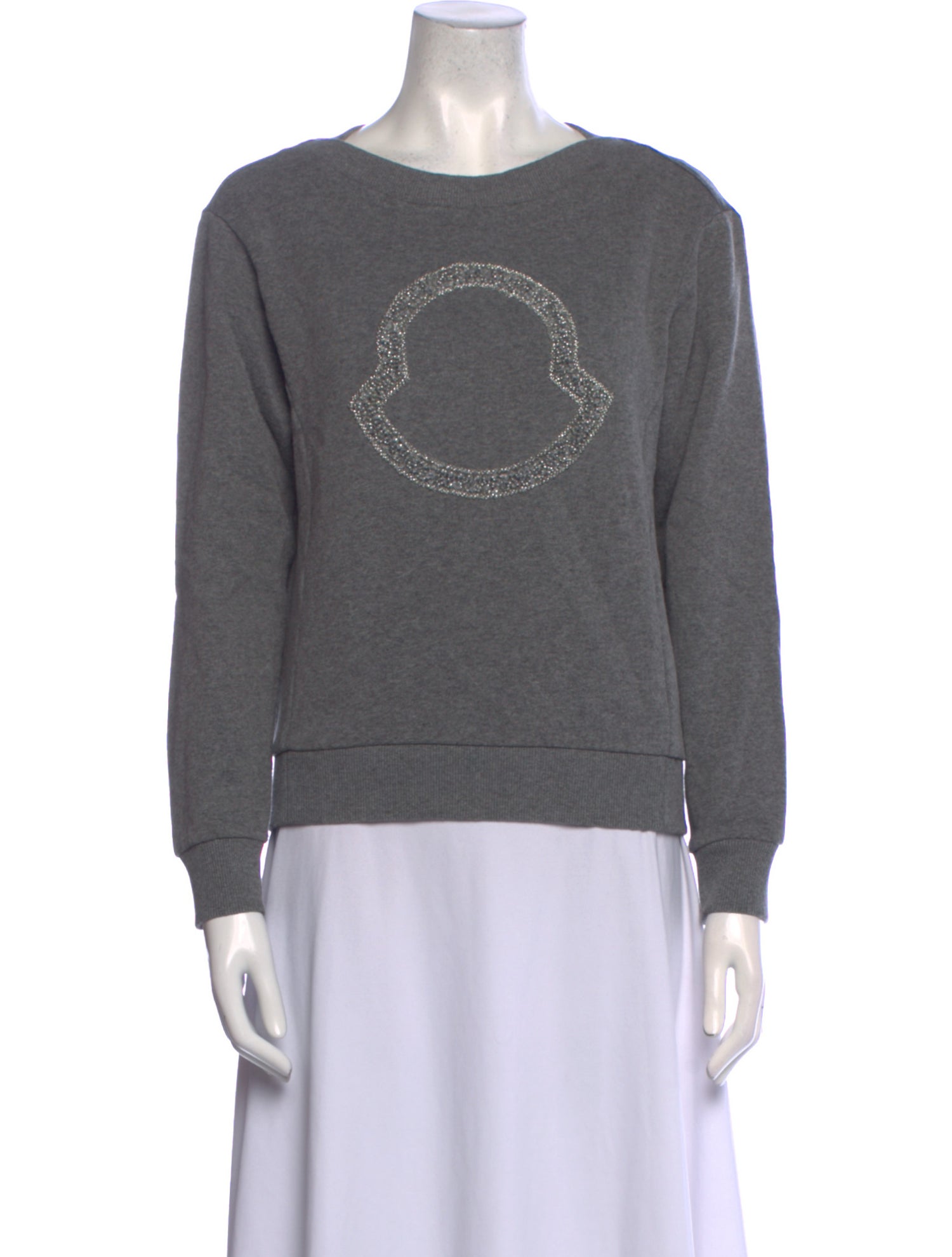 Moncler Graphic Print Crew Neck Sweatshirt