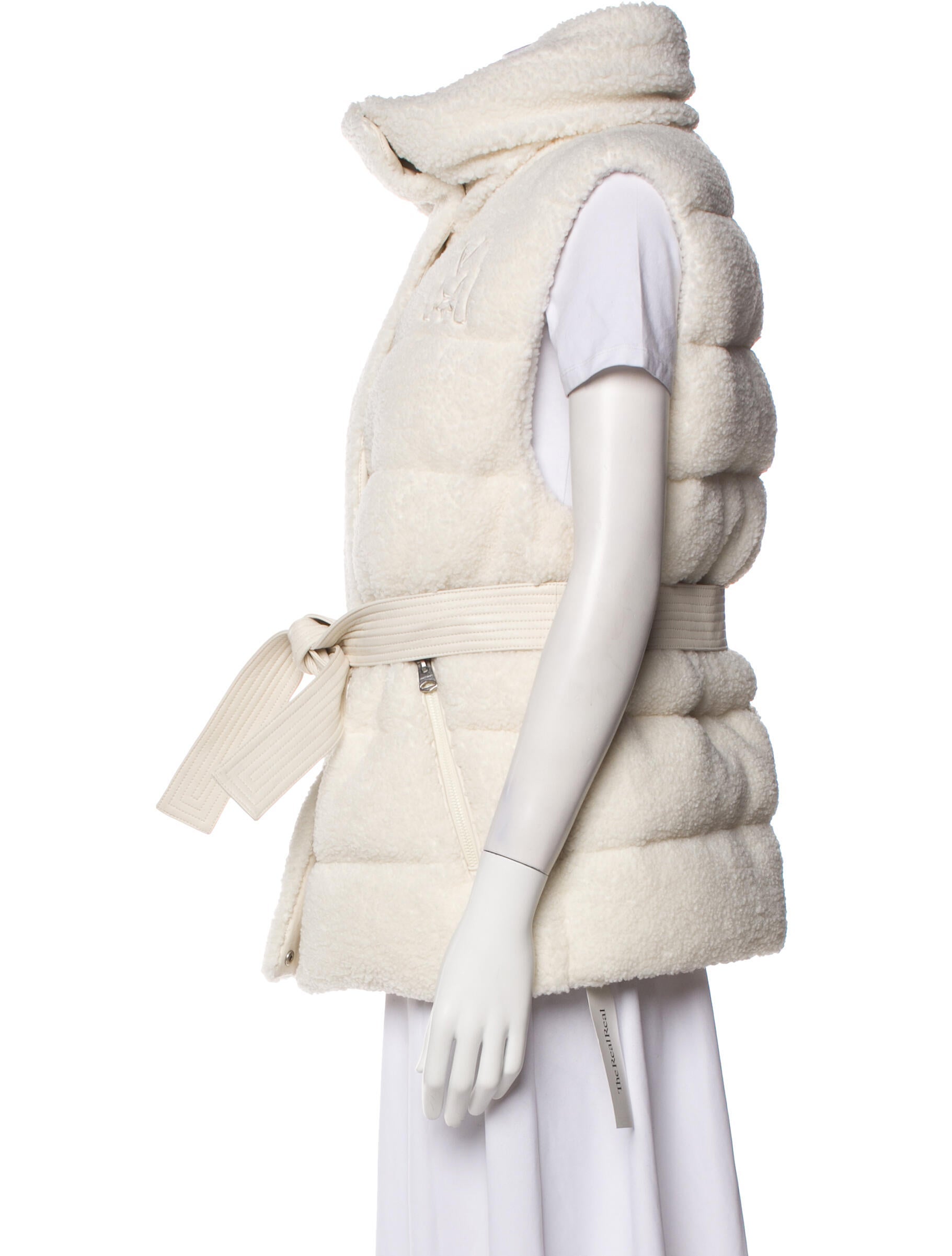 Moncler Faux Shearling Vest