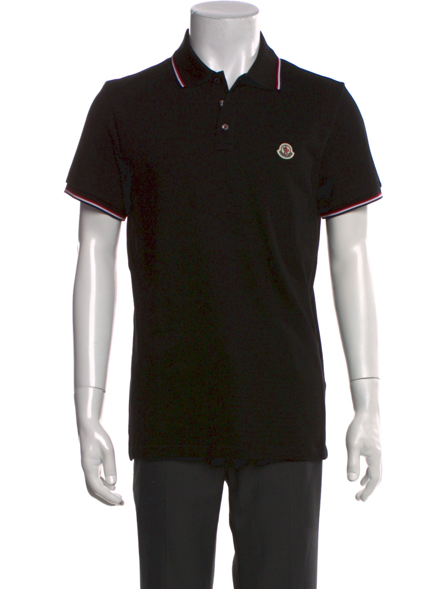 Moncler Collar Short Sleeve Polo Shirt