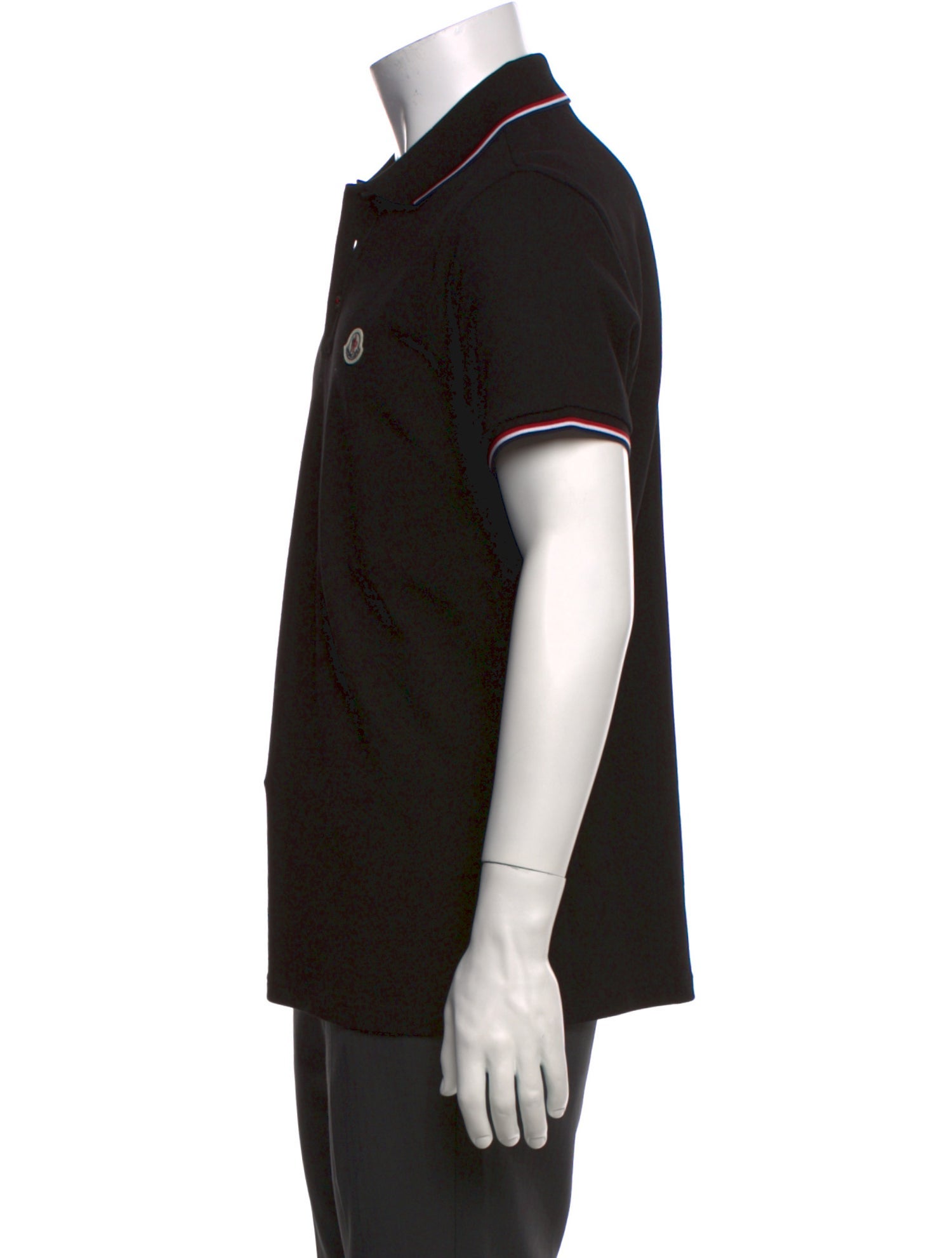 Moncler Collar Short Sleeve Polo Shirt