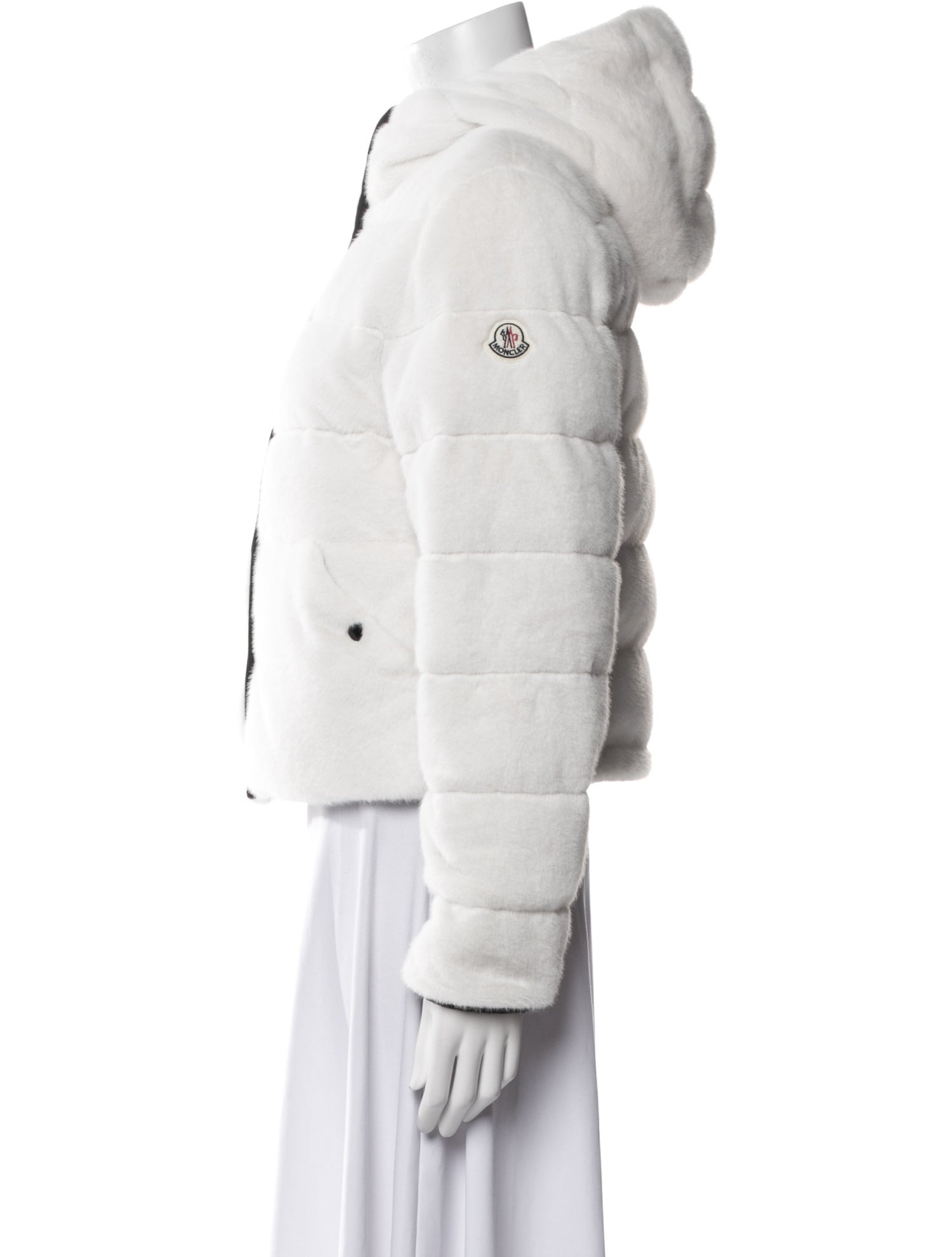 Moncler Faux Fur Down Jacket
