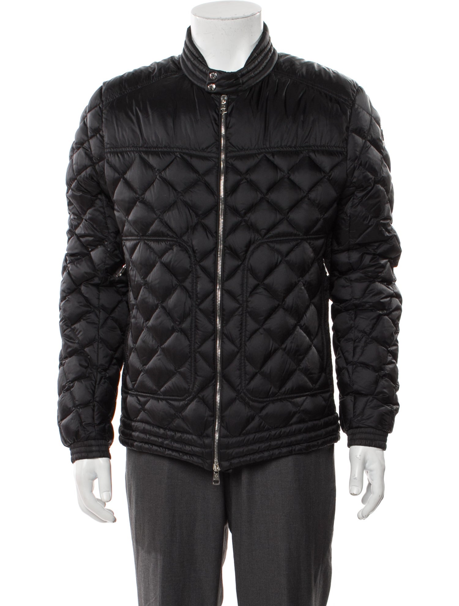 Moncler Quilted Pattern Nylon Jacket