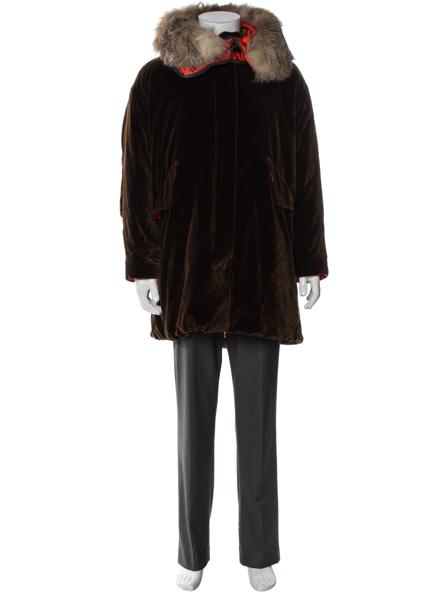 Moncler Houndstooth Print Parka