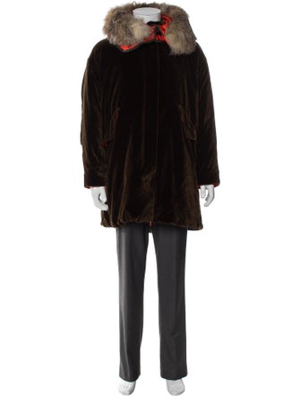 Moncler Houndstooth Print Parka