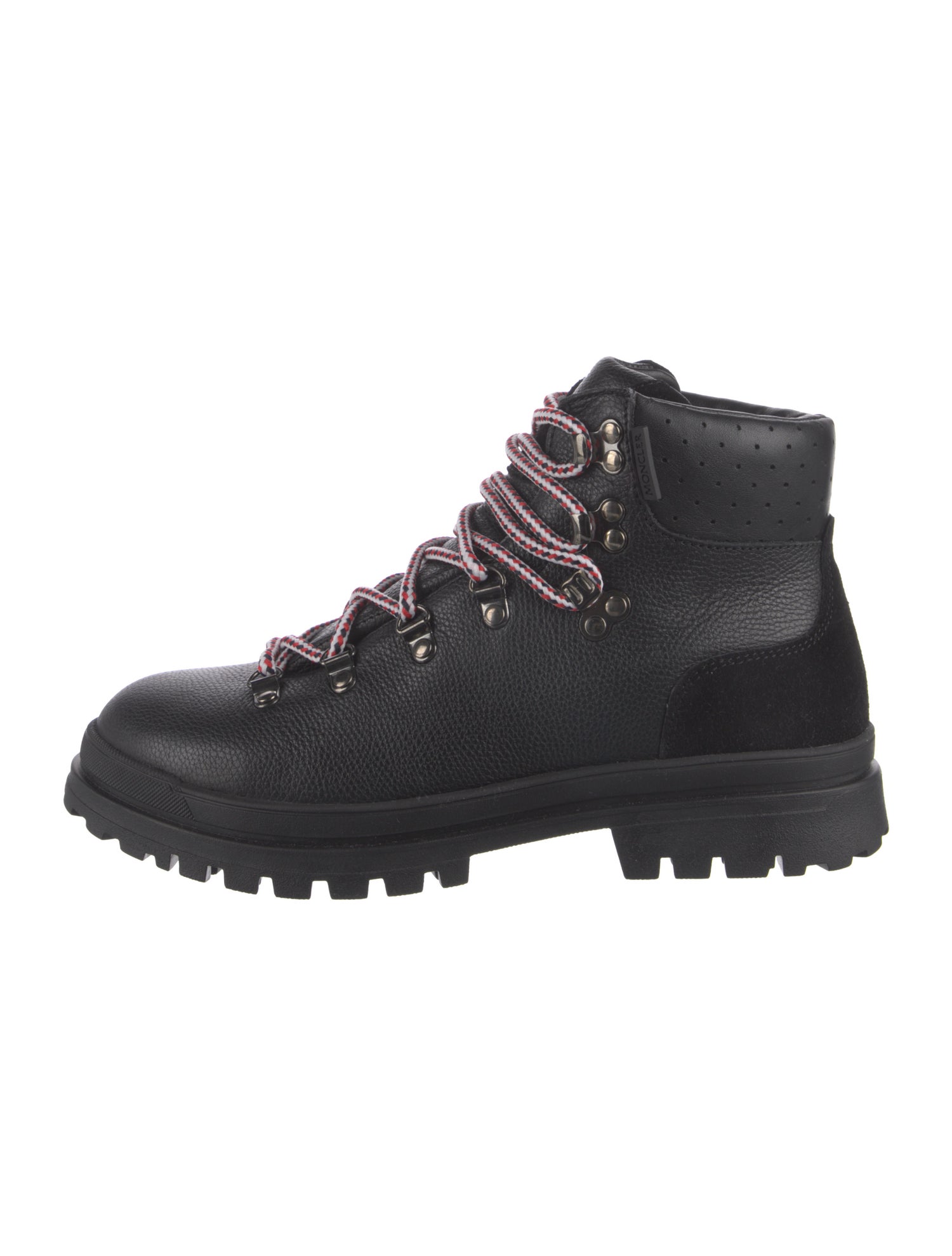 Moncler Leather Combat Boots