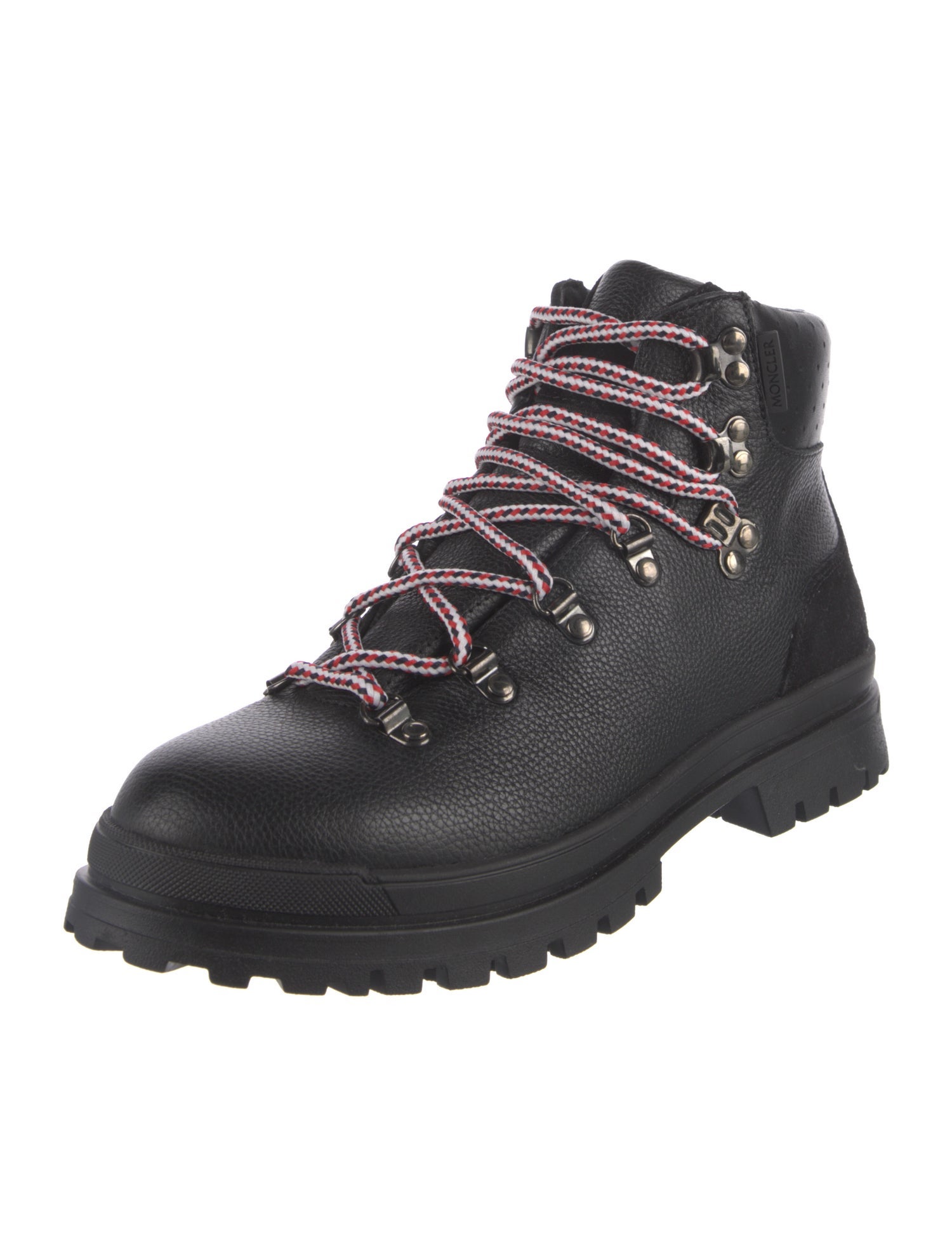 Moncler Leather Combat Boots