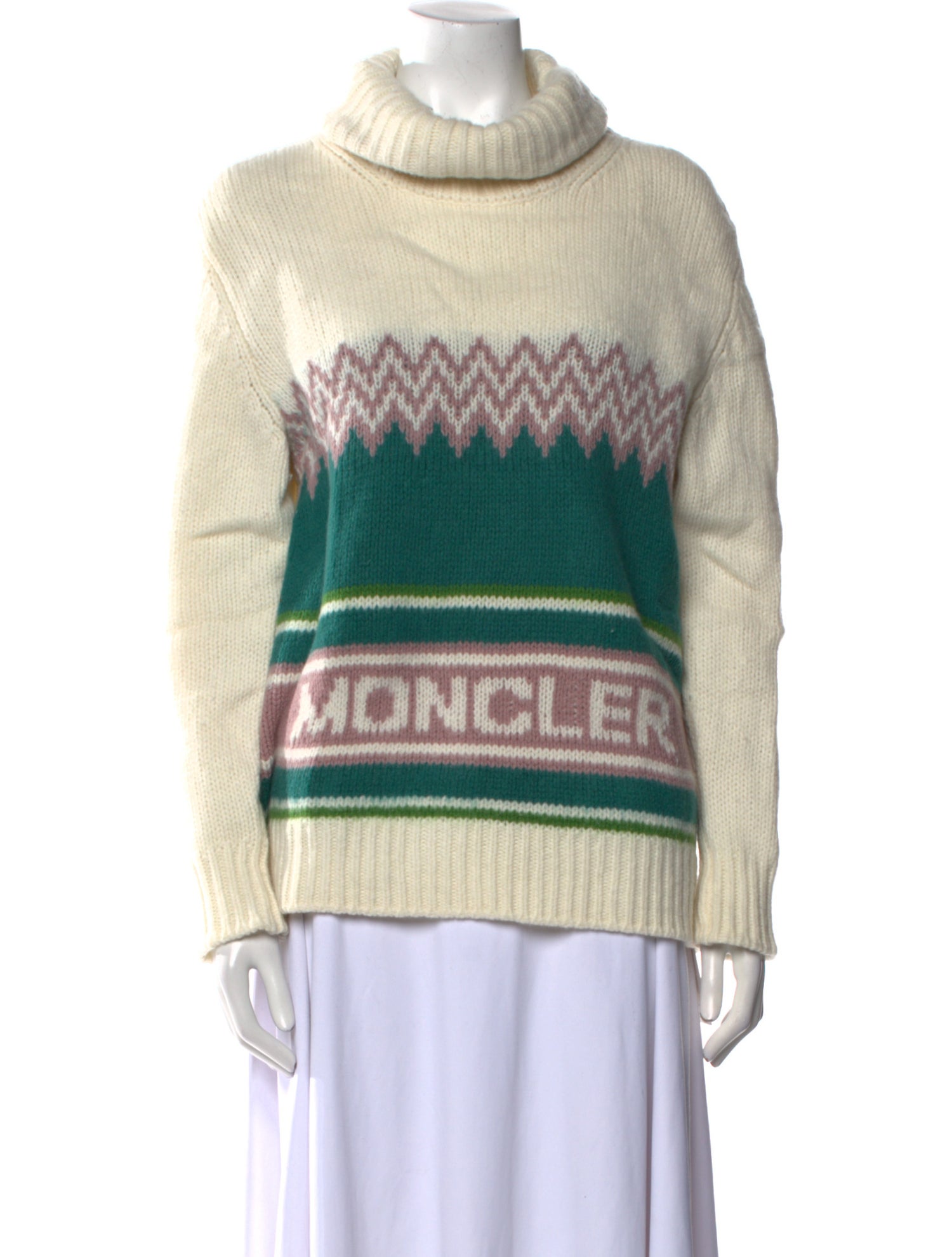 Moncler Wool Printed Sweater