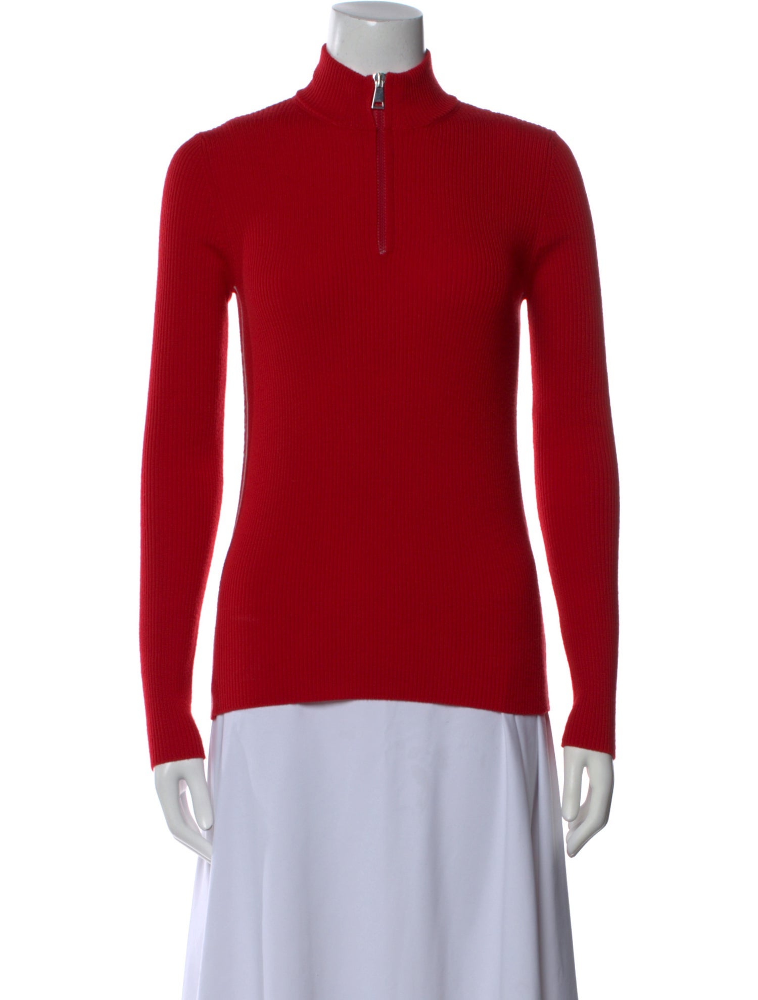 Moncler Virgin Wool Mock Neck Sweater