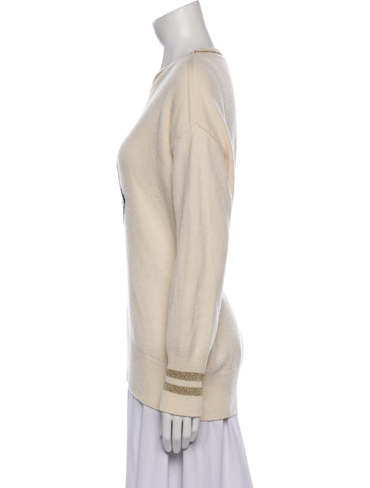 Moncler Wool Graphic Print Sweater