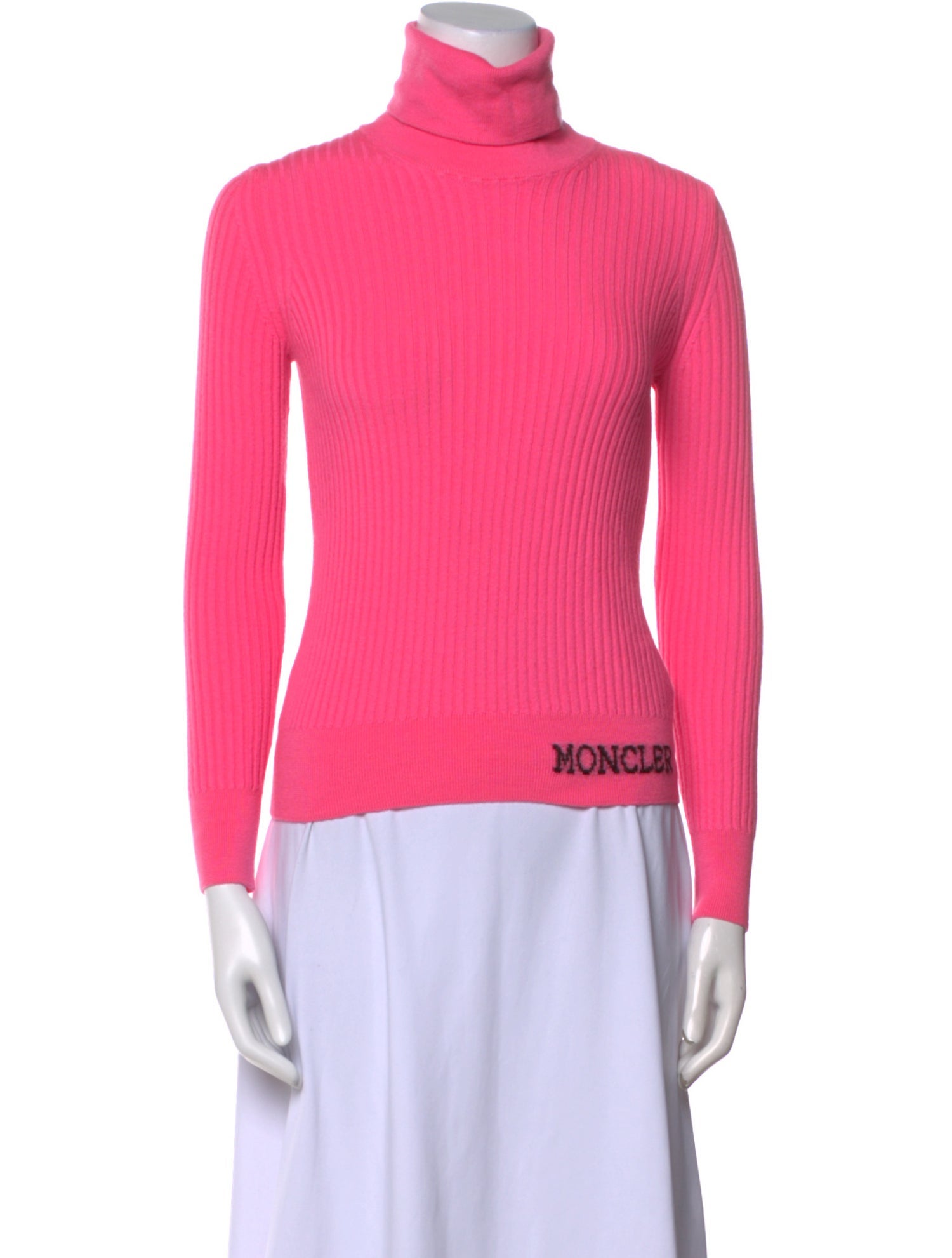 Moncler Virgin Wool Turtleneck Top