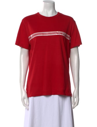 Moncler Graphic Print Crew Neck T-Shirt