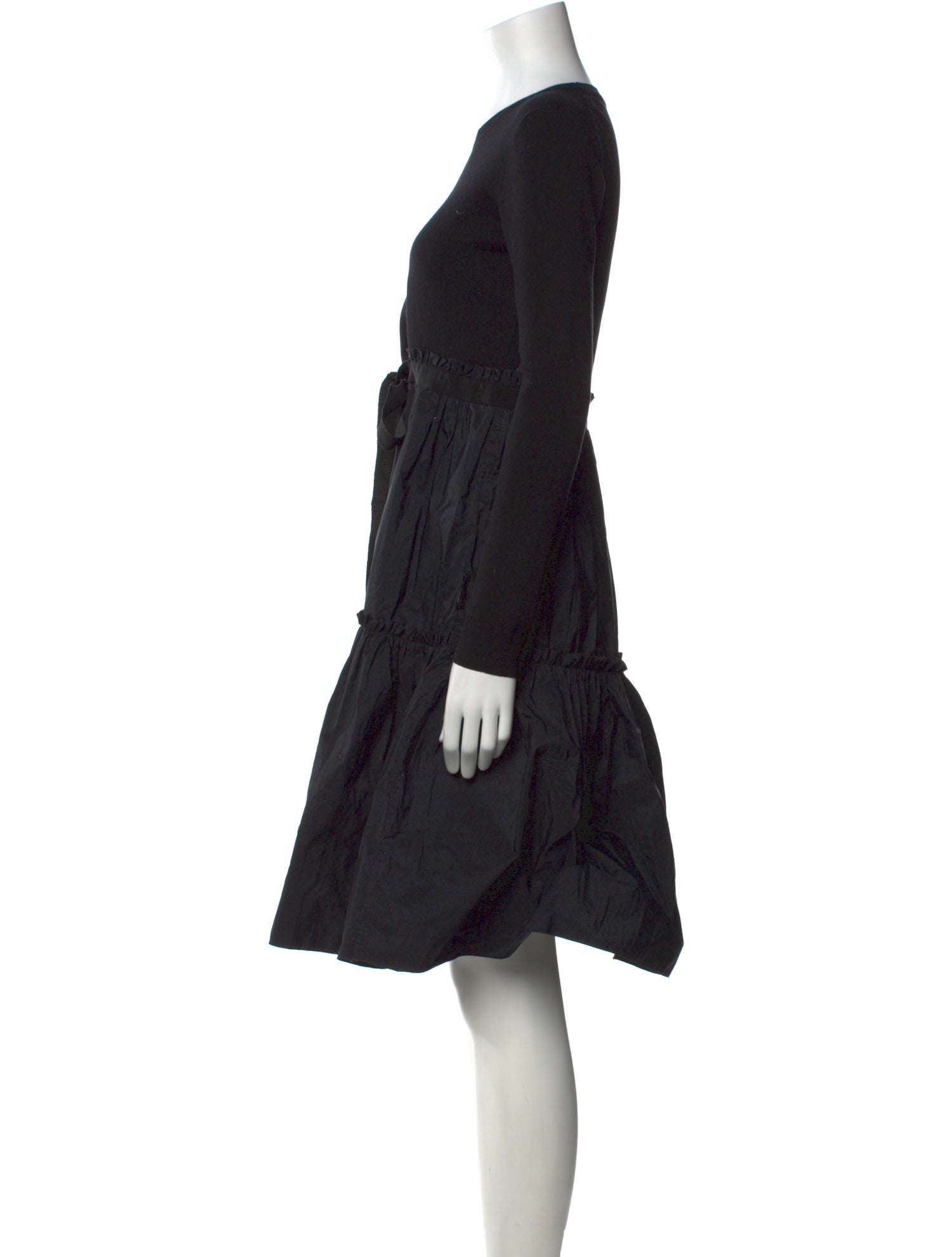 Moncler Crew Neck Knee-Length Dress