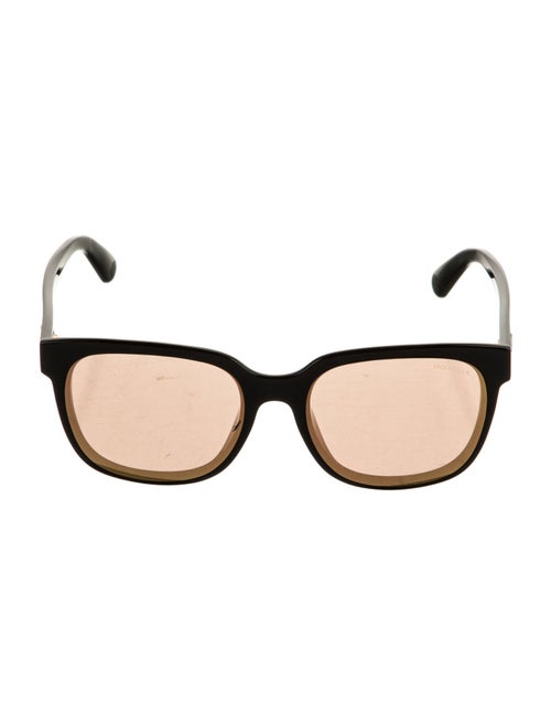 Moncler Web Accent Square Sunglasses