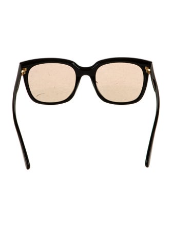 Moncler Web Accent Square Sunglasses