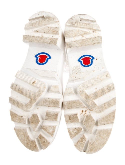 Moncler Rubber Grosgrain Trim Rain Boots