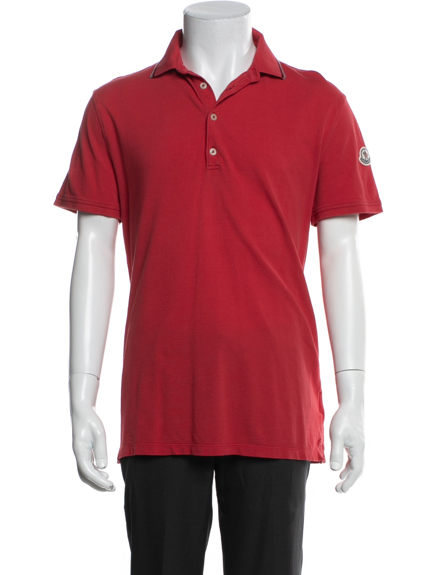 Moncler Collar Short Sleeve Polo Shirt
